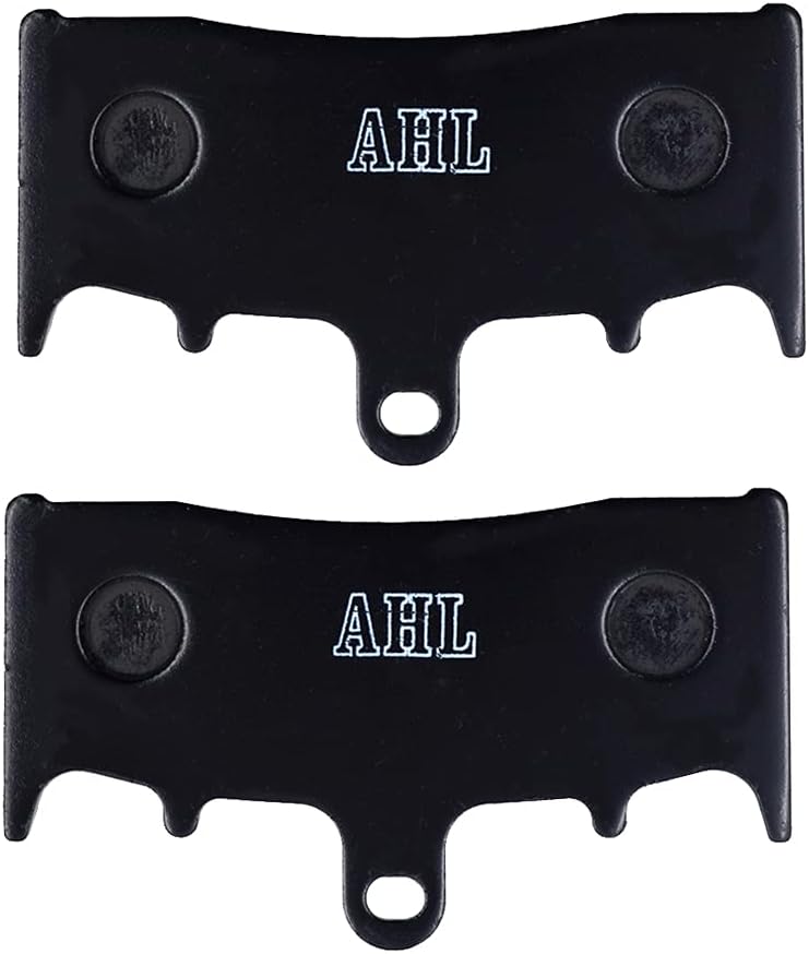 AHL Front & Rear Brake Pads Set for Kawasaki ZX-6R (G/J) ZX600 1998-2002 (Semi-metallic)