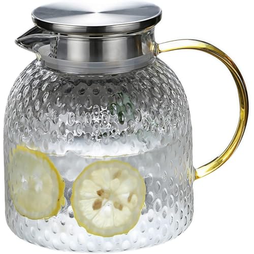 SSZY �ϔM�K���X�s�b�`���[ ��e�� 1.5L �z�E�P�C�_�K���X ����IH�Ή� �L�� �|�W �X�e�����X�W 2��t�� ���� ���� �t���[�c�E�H�[�^�[ ������� ��̓� �V���� �M�t�g �ƒ�p (�X�e�����X�W,1000ML)