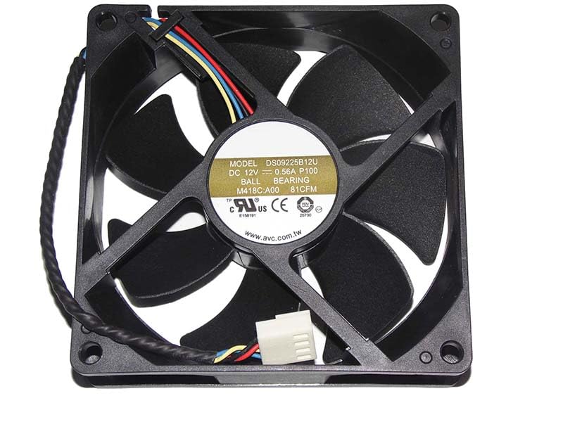 Ventilateur de boîtier PC 9 cm résolvant les problèmes de surchauffe avec son système 12V 4 fils