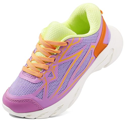 HOMEHOT Boys Girls Lightweight Breathable Sneakers Strap Athletic Tennis Shoes for Running Walking (Toddler/Little Kid/Big Kid)2