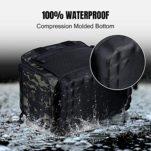 Rodeel Fishing Tackle Bags - Fishing Bags for Saltwater or Freshwater Fishing Without Trays - Thumbnail 4