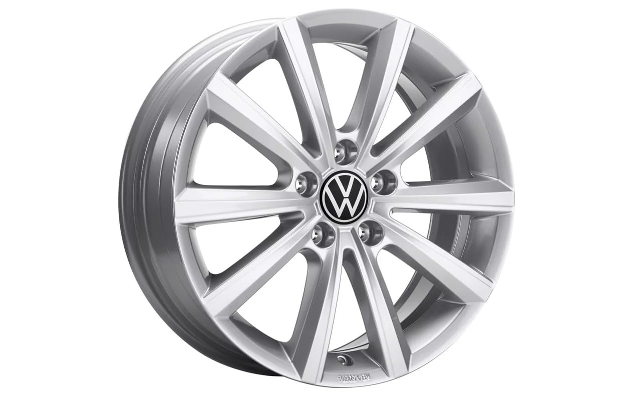 Volkswagen Merano Cerchio in Lega, Alluminio, Brillantsilber, 7,0J x 17 Pollici, PCD 112/5, ET 38mm, Ruota Invernale