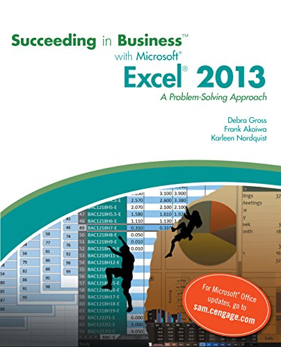Succeeding in Business with Microsoft Excel 2013 (New Perspectives)