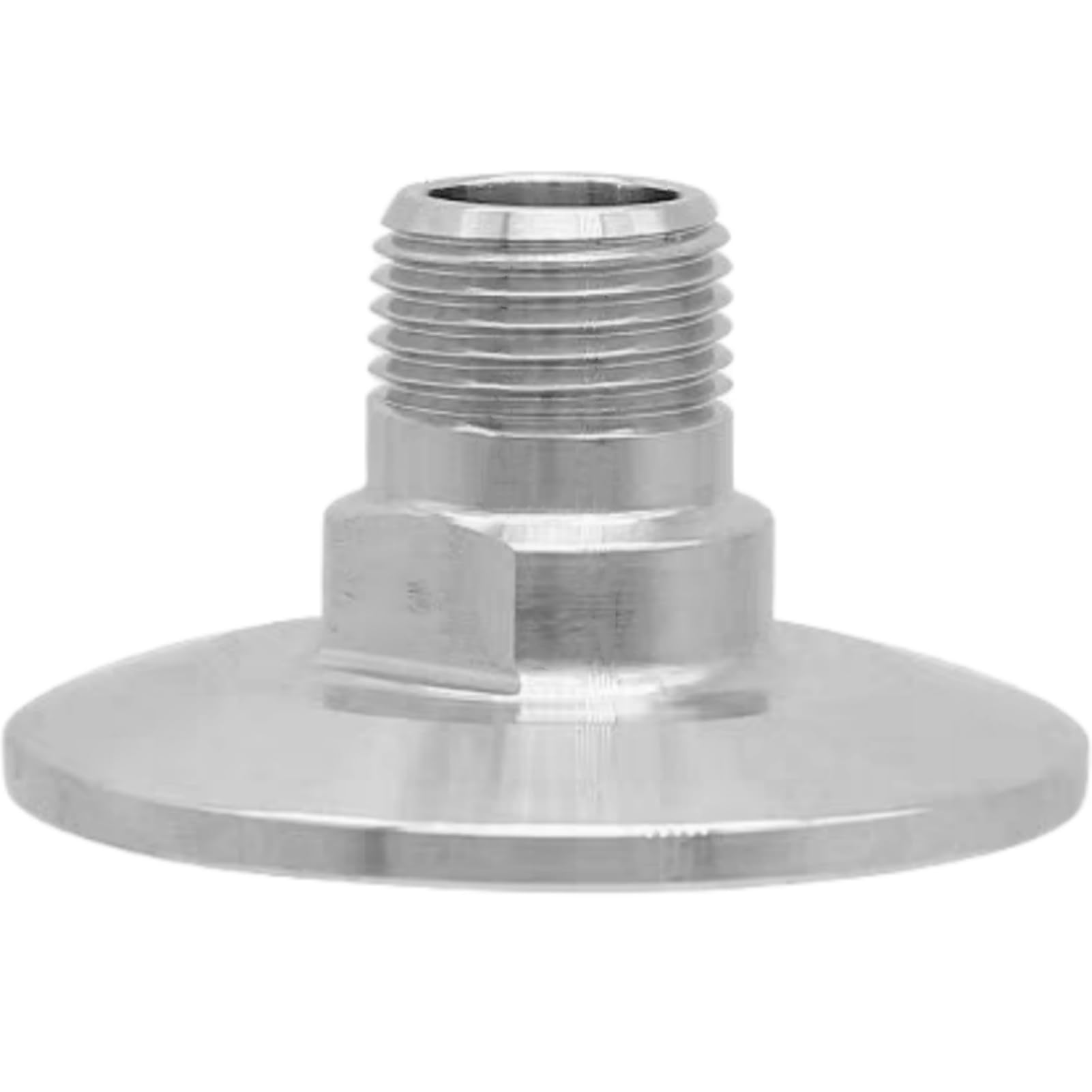 Złącze kołnierzowe, Trójzaciskowy zacisk ze stali nierdzewnej 304 do adaptera męskiego NPT, wiele rozmiarów, 5 szt. pneumatyczno-hydraulicznych(2 inch 1inch NPT Male)