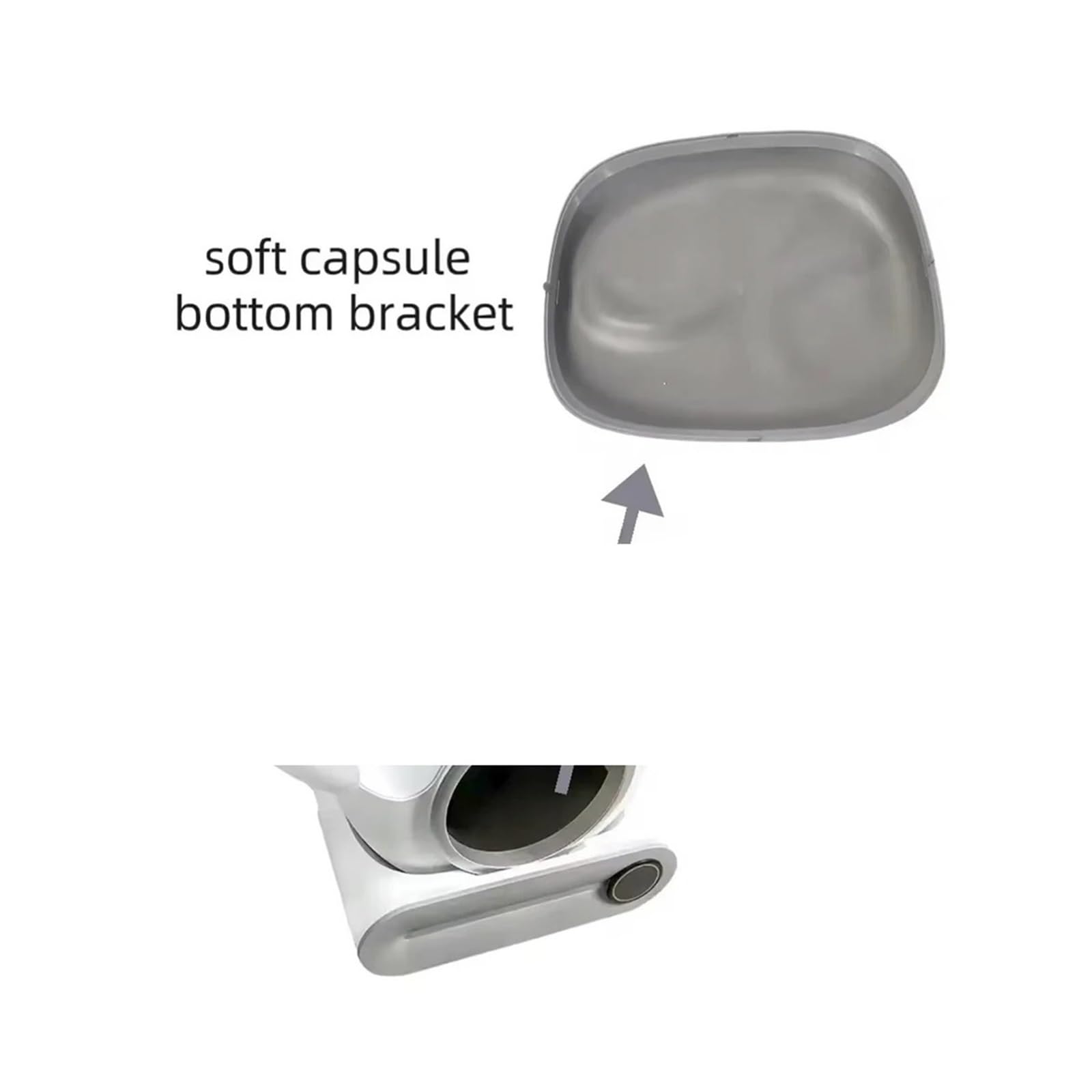 Generico Tappetino in Silicone per lettiera Automatica, Lavabile