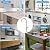 Kaihanmo Brushed Nickel Stainless Steel High Arc Single Handle Single Hole Cold Water Faucet for Kitchen, Garden, Bar, Outdoor, Boat, Camping