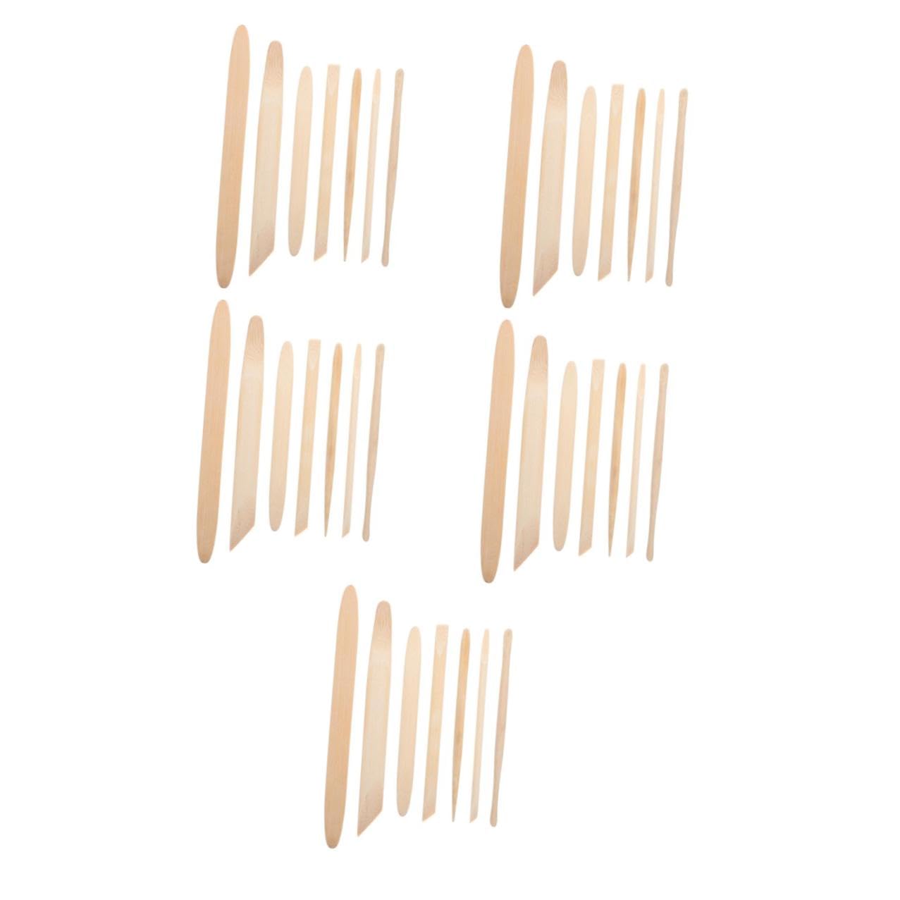 35 Stück Teiliges Modellierwerkzeug Ergonomischem Holzgriff Präzise Bambus-skulpturwerkzeuge für Töpferarbeiten DIY Keramik-Handwerk Komfortabel und Langlebig für Feine Details