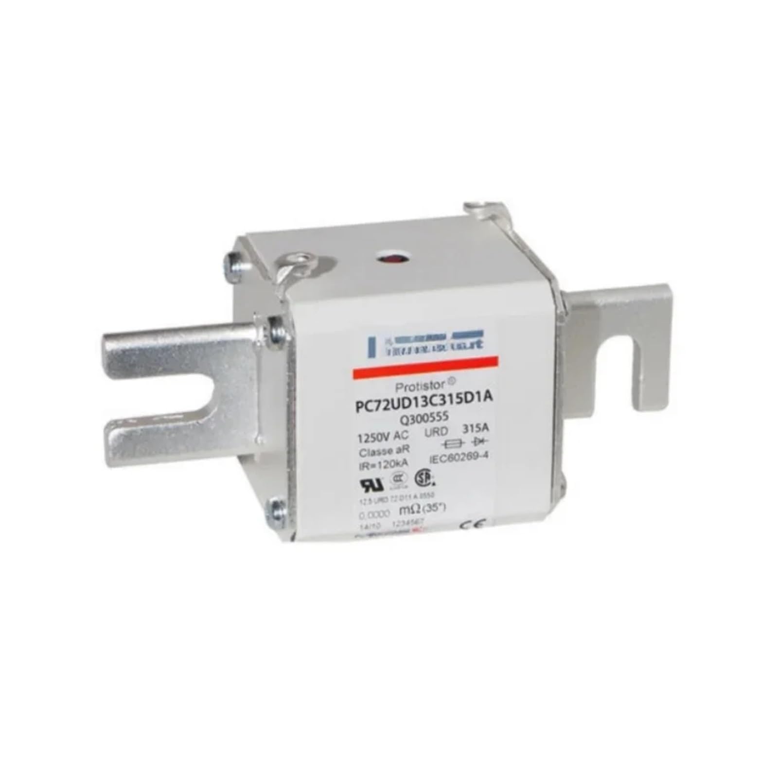 Fusible PC72UD13C550D1A ultra-rapide Mersen protège vos onduleurs industriels
