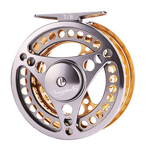 Image of Sougayilang Fly Fishing Rod Reel Combos with Lightweight Portable Fly Rod and CNC-machined Aluminum Alloy Fly Reel,Fly Fishing Complete Starter Package
