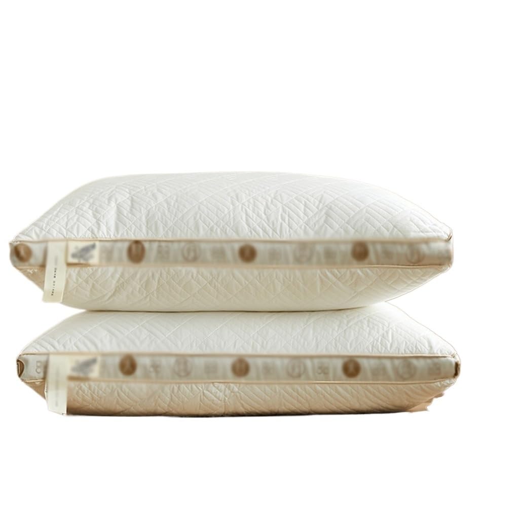 MFJGHU Cotton Crafts Three-dimensional Pillow High Resilience Soybean Fiber Velvet Adult 48x74 Hotel(1100g)