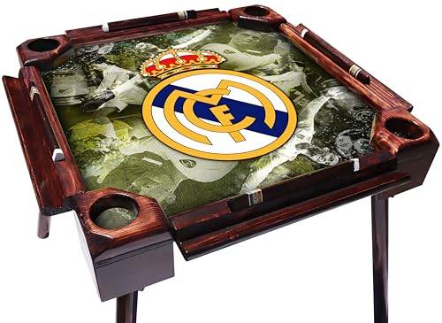 Mesa profesional de dominó inspirada en Real Madrid miniatura 2