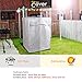Mr.You Washing Machine Cover,Washer/Dryer Cover for Front-Loading Machine Waterproof Dust-Proof Thicker (W27 D33 H39 in, Roll Edge)