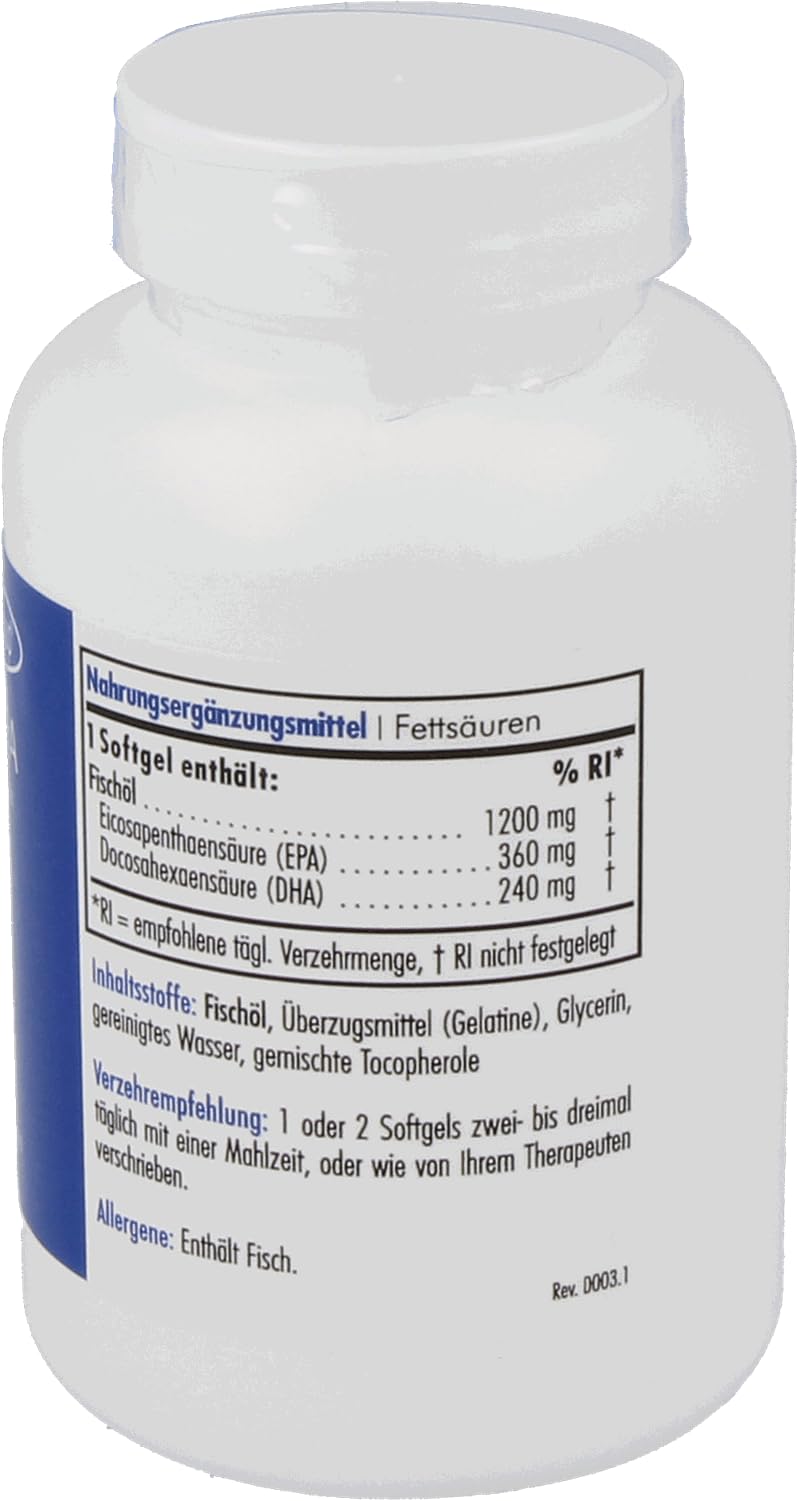 Allergy Research Group Super EPA Fish Oil Concentrate 60 Softgels