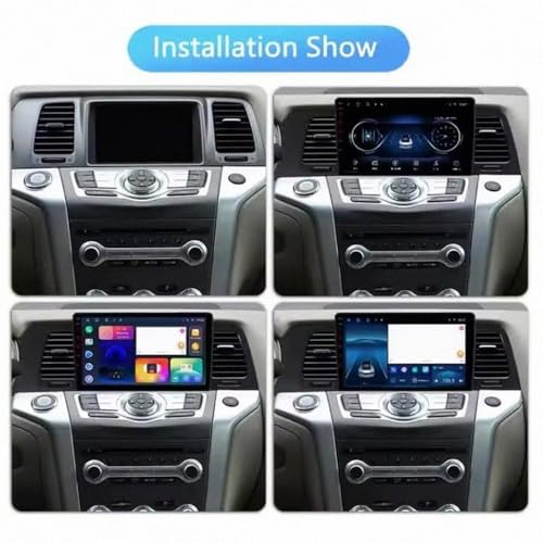 Estéreo de automóvil táctil con Android Auto y GPS para Murano 2