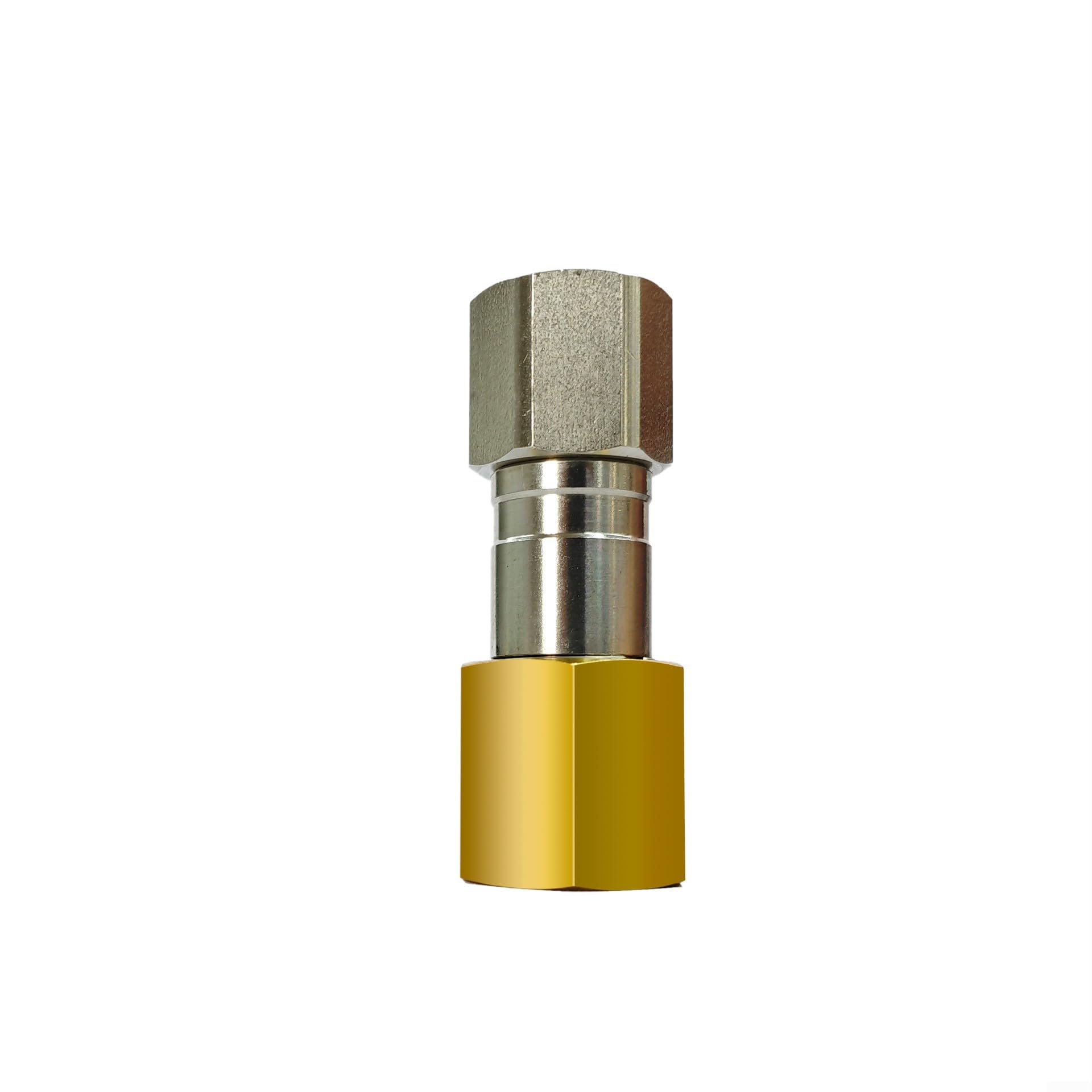 Hydraulik-Schnellkupplung NPT 1/4 Zoll Aus Edelstahl Und Messing Mit Spiralverriegelung Für Dichte Verbindungen In Industriellen Anwendungen Männlich(B)