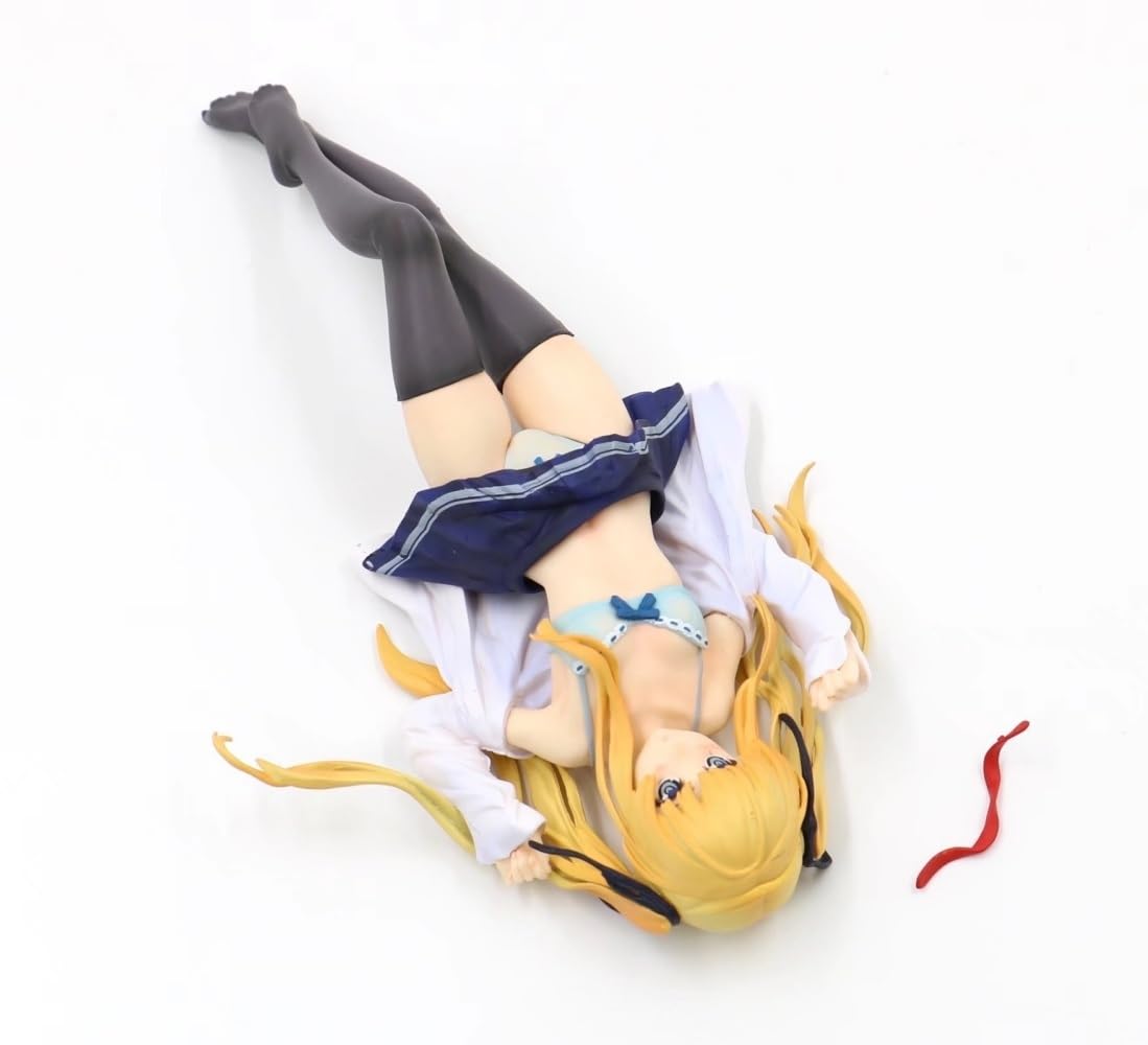 Figura de chica anime original 1/7, figura de juguete de estatua, colección de modelos, personaje de manga japonés, PVC, figuras de acción, 21 cm.
