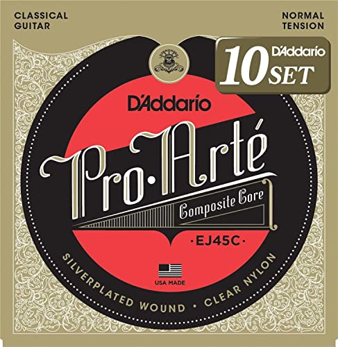 D'Addario ダダリオ クラシックギター弦 プロアルテ Long-Lasting Composite Normal EJ45C x 10セット 【国内正規品】 (B009RIJUEI) Amazon価格推移・価格追跡