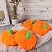4 Peluche Zucca Giocattolo Cuscino Zucca di Tiro Farcito Lanuginoso Zucca di Ringraziamento Halloween Morbida Cuscino per Divano Decor Piccole Cose Giocattoli di Zucca Arancia 6,3 Pollici per Casa