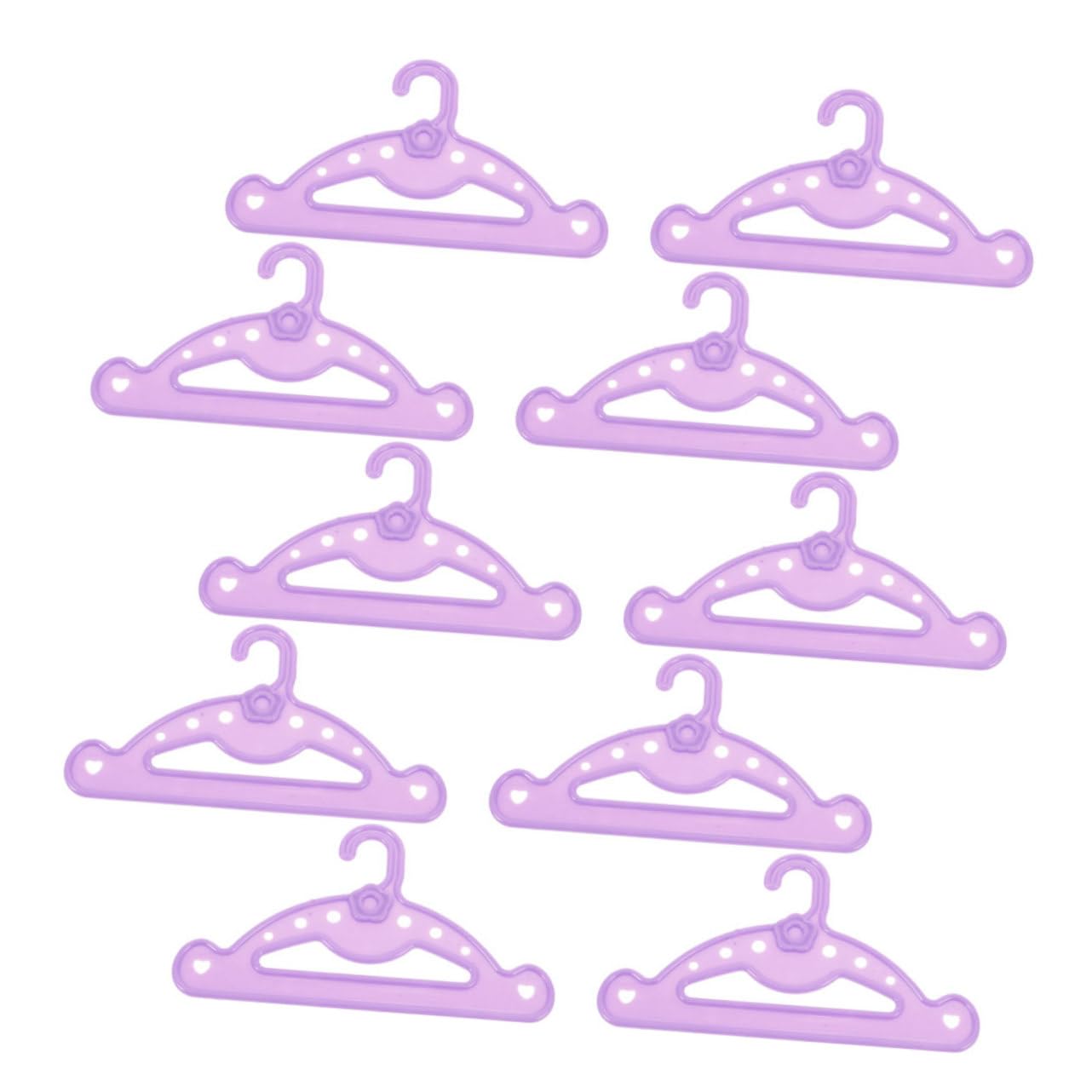 ORFOFE 10pcs Mini Doll Hanger Mini Hangers Rack for Doll Clothes Mini Pet Clothed Hanger Dolls Clothing Hanger Doll Clothes Holder Girl Doll Clothes Hanger Doll Clothes Racks Doll Hangers