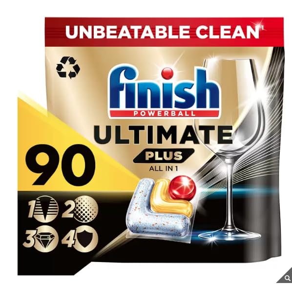 AHG Investment Finish Ultimate Plus wszystko w jednym Lemon Sparkle, 90 szt