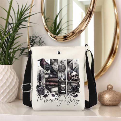TSOTMO Smut Reader Gift Smut Book Club Shoulder Bag Morally Grey Dark Romance Crossbody Bag Bookish Gift for Sister4