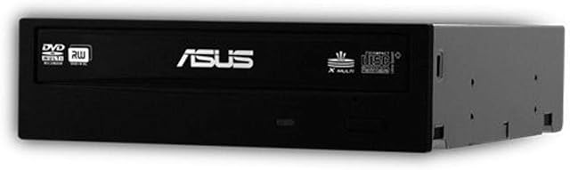ASUS Internal 24X SATA Optical Drive DRW-24B3ST/BLK/G (Black)