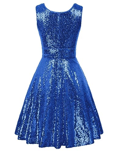 Image of GRACE KARIN Women's Sparkly Sequin Cocktail Dresses Formal Prom Party A Line Dresses Wedding Guest Glitter Midi Dress