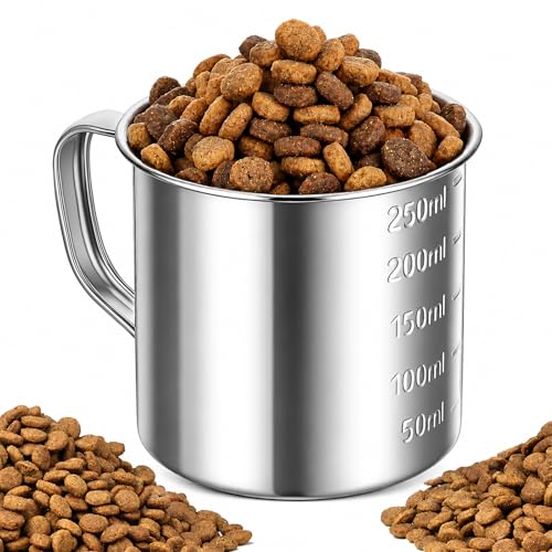Cuchara medidora 1 taza acero inoxidable miniatura 1