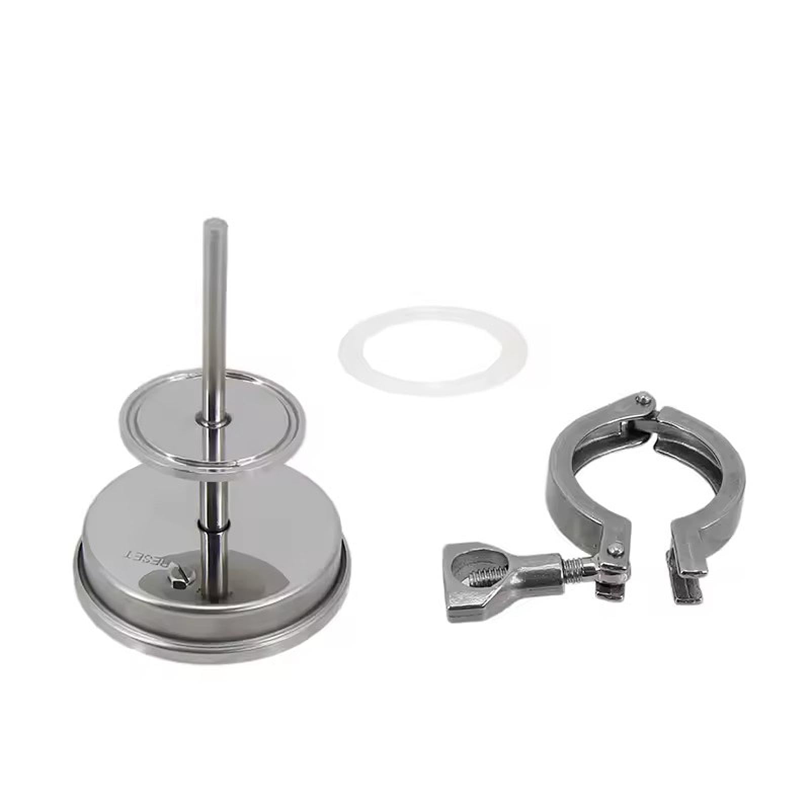 Gralara Kit de para Fermentador de Hervidor de Cerveza Profesional Compacto con Abrazadera de 1,5 Pulgadas