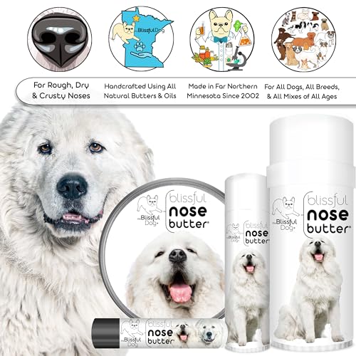 Image of The Blissful Dog Great Pyrenees Unscented Nose Butter - Dog Nose Butter, 0.15 Ounce