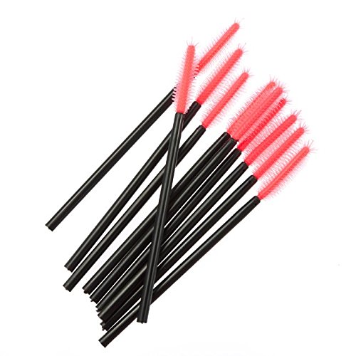 Professional Disposable Silicone Eyelash Mascara Brushes Wands Applicator Makeup Kits (Pack of 1000, Pineapple-shape)