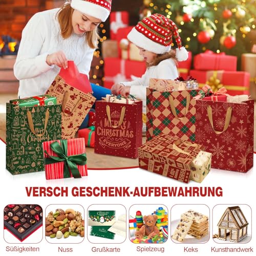 WEVOL12 Pezzi Sacchetti Regalo