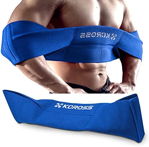 KCROSS Bench Press Band for Men and Women, Weight Lifting Bench Press Band, Push Up Exercise Bench (Azure Might(140-220lbs))