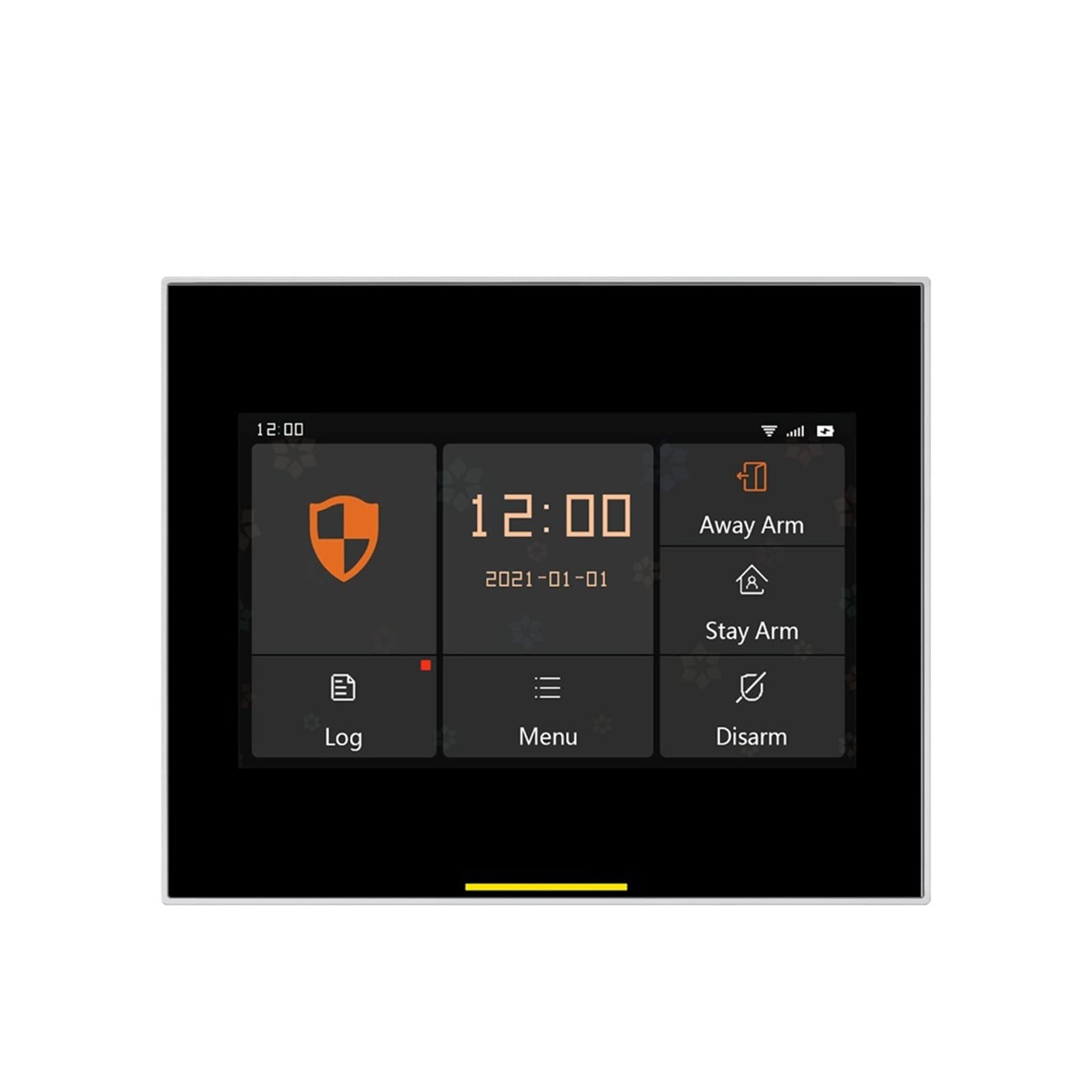 Sistema de Alarma, de Alarma inalámbrico Elegante la Seguridad del hogar G/M Tuya con Sirena Solar al Aire Libre Compatible(Ost-03-H501-2G -B)