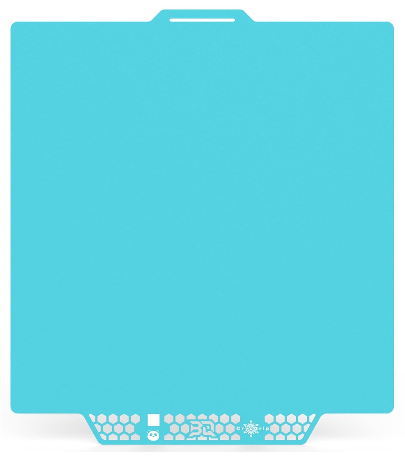 BIQU CryoGrip Pro Glacier-Original Panda Build Plate, Double Sided Spring Steel Sheet for Bambu-Lab P1S P1P X1C X1E A1 3D Printers, Upgrade Build Plate, Firm Adhesion, 257x257mm