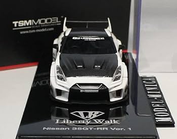 Amazon | 白 TSM 1/43 日産 GT-R R35 LB Works Liberty Walk