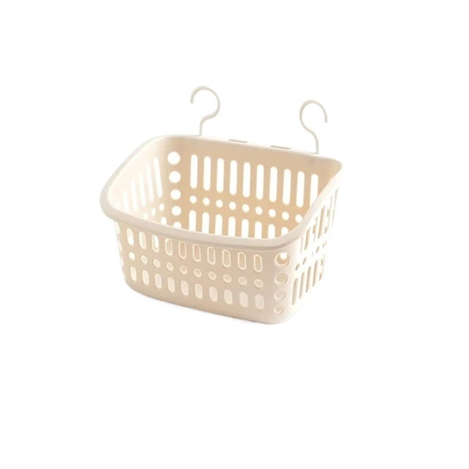 DVMSIEF Shower Caddy Bathroom Hanging Basket Plastic Shower With Hook Kitchen Fruit Vegetable Baskets Home Storage Organizer