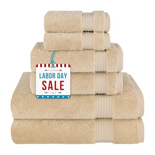 25+ Spa Bathroom Ideas for a Relaxing Retreat at Home 2 Cotton Paradise 6 Piece Towel Set, 100% Cotton Soft Absorbent Turkish Towels for Bathroom, 2 Bath Towels 2 Hand Towels 2 Washcloths, Beige Towel Set