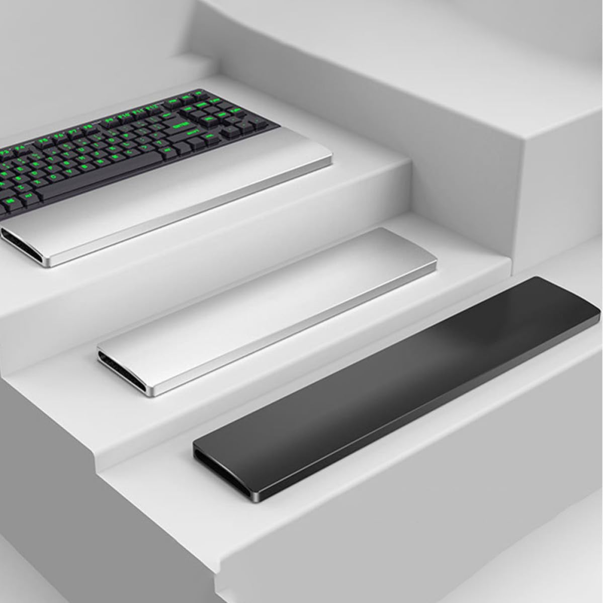 Ergonomische Handgelenkauflage für 104 Tasten aus Aluminiumlegierung