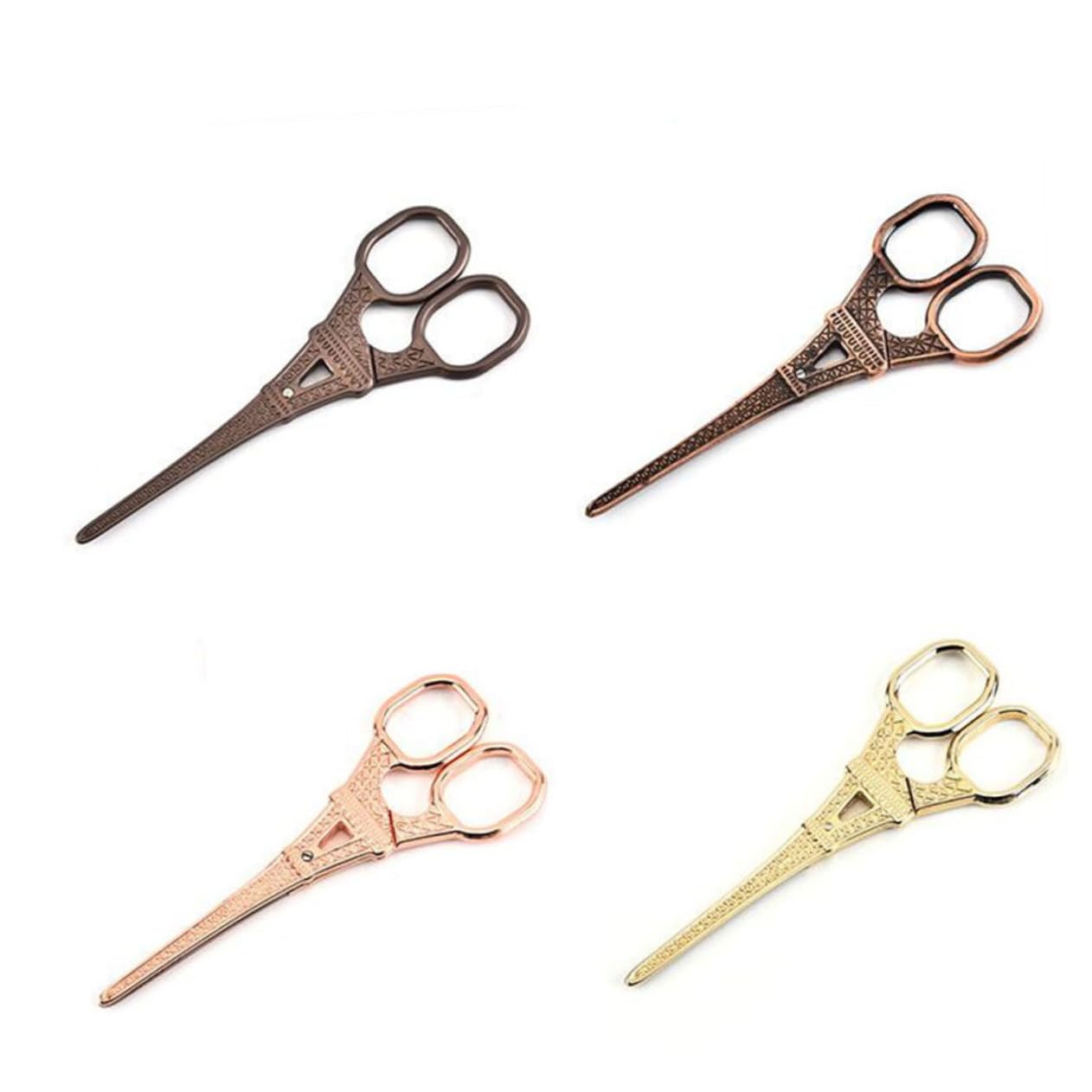 PLAFOPE 3 Pz Forbice Da Sarto Forbici Torre Eiffel Forbice Da Ricamo Artigianale Forbici Da Ricamo D'epoca All'uncinetto Decorative Per Filo Di Stoffa