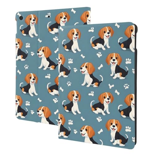 Étui iPad 10.2 chiots mignons pour iPad 9e/8e/7e génération