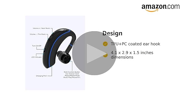 イヤホン nanami Amazon.com: NANAMI Bluetooth Headset, Bluetooth Earpiece V5