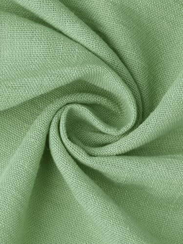 Image of Allegra K Puff Sleeve Tops for Women's Casual Ruched Button Down Shirts