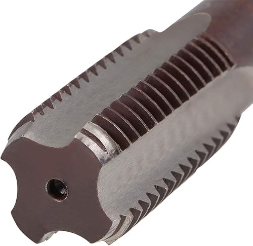 Miniatura 5 de uxcell Grifo de mano métrico M20 rosca 2.5 paso 4 flautas rectas H2 herramienta de aleación inferior de acero y tornillo cónico juego de