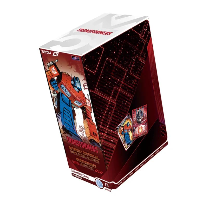 KAYOU Transformers Energy Critical Collectible Card Game Overload Edition Series 1 Display Box 10 Packs