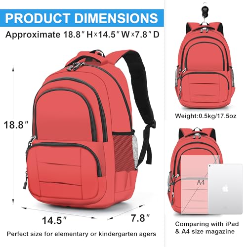 Image of rickyh style Kids Lightweight Durable Elementary Student School Backpack