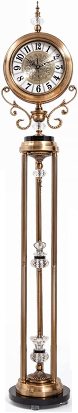 Saturey Desk Clock Light Luxury Floor Clock Living Room Vertical Clock Clock Table Ornaments Home Fashion Clock Art Clock Decorative Mantel Clock (Color : C)