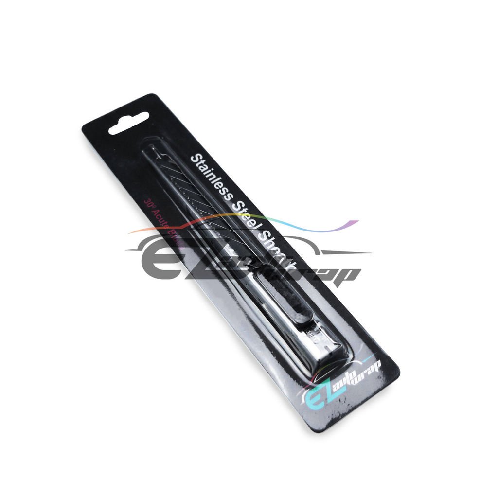 Stainless Steel Precision Cutting Knife Replaceable 30 Degree Acute Angle Blade Specially Designed for Automotive Vinyl Wrap Material - 1 Pack
