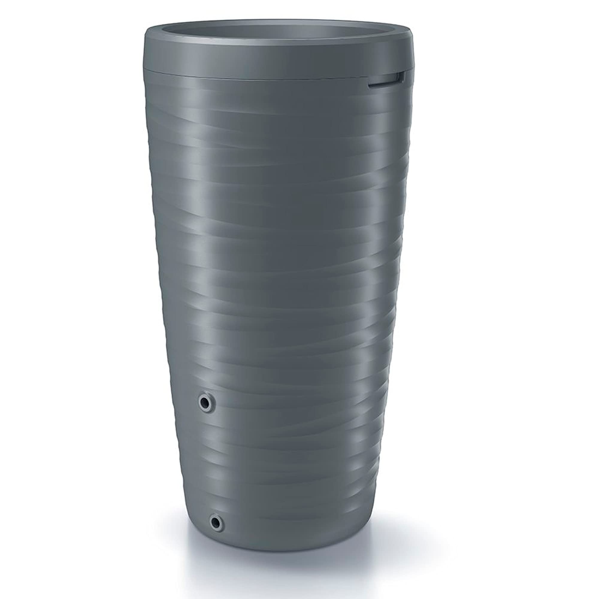 Prosperplast Barril de Agua de Lluvia 240L Maze de plastico en Color Gris Grafito (Largo) x 59,3 (Ancho) x 111 (Altura) cm