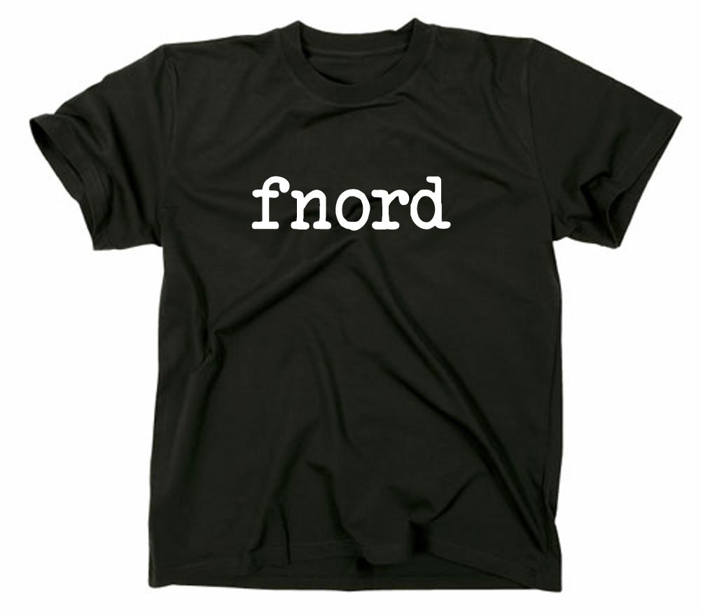 Styletex23 Men's Black Fnord T-Shirt, S,